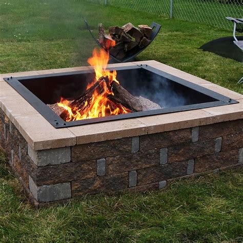 outdoor fire pit rings